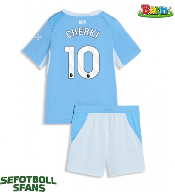 Manchester City Rayan Cherki #10 Hemmaställ Barn 2026-27 Kortärmad (+ Korta byxor)
